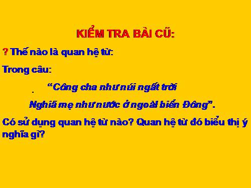 Bài 8. Chữa lỗi về quan hệ từ