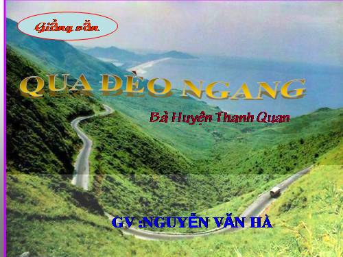 Bài 8. Qua Đèo Ngang