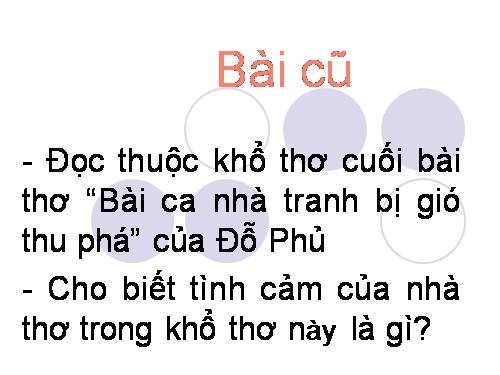 Bài 12. Cảnh khuya