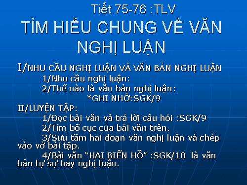 Bài 18. Tìm hiểu chung về văn nghị luận