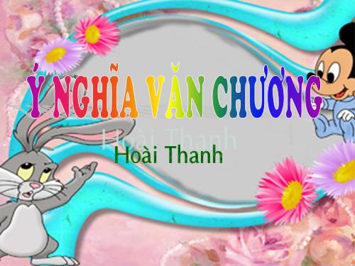 Bài 24. Ý nghĩa văn chương