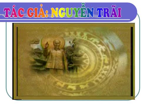 TƯ LIỆU VỀ NGUYỄN TRÃI