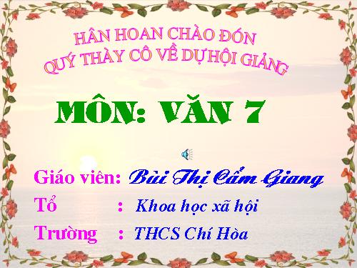 Bài 6. Bài ca Côn Sơn