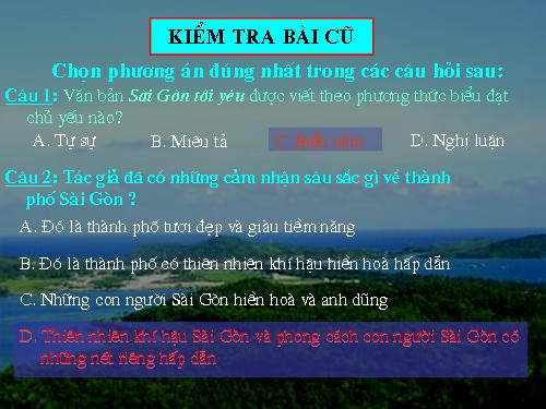 Bài 15. Mùa xuân của tôi