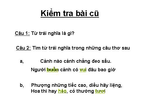 Bài 11. Từ đồng âm