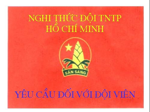 7 yêu cầu đội viên