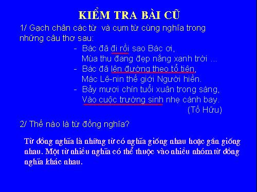 Bài 10. Từ trái nghĩa