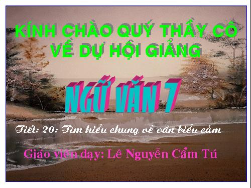 Bài 5. Tìm hiểu chung về văn biểu cảm