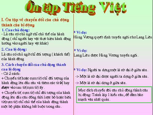 Bài 16. Ôn tập phần Tiếng Việt