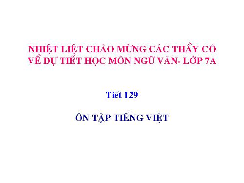 Bài 30. Ôn tập phần Tiếng Việt