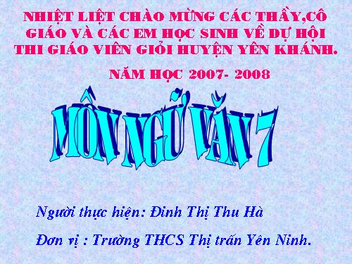 Bài 15. Mùa xuân của tôi