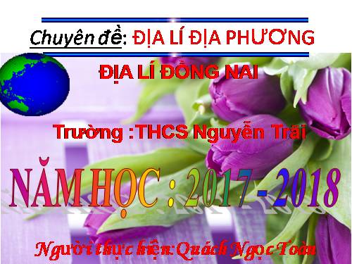 Địa Lí Tỉnh Đồng Nai