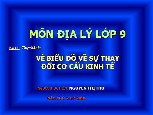 Bài 16. Thực hành: Vẽ biểu đồ về sự thay đổi cơ cấu kinh tế