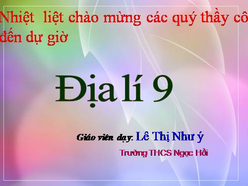 Bài 12. Sự phát triển và phân bố công nghiệp