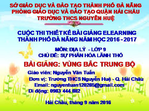 Bài 23. Vùng Bắc Trung Bộ