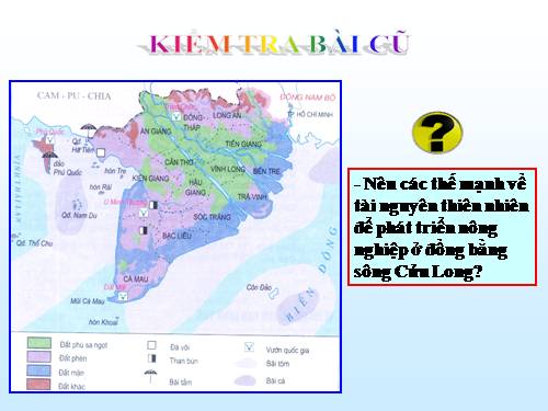 Bài 36. Vùng Đồng bằng sông Cửu Long (tiếp theo)