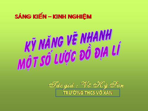 Ky nang ve luoc do Viet Nam...