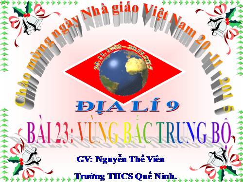 Bài 23. Vùng Bắc Trung Bộ