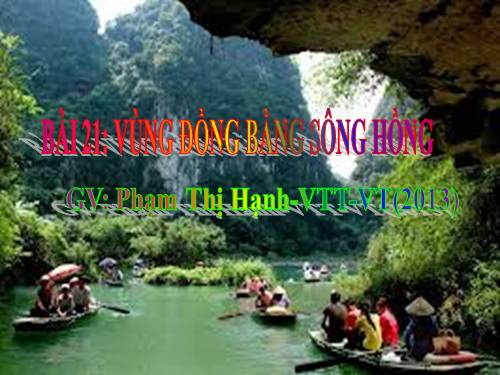 Bài 20. Vùng Đồng bằng sông Hồng