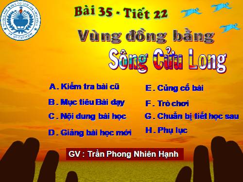 Bài 35. Vùng Đồng bằng sông Cửu Long