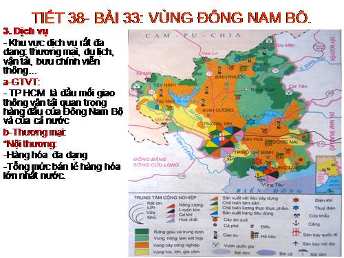 Bài 33. Vùng Đông Nam Bộ (tiếp theo)