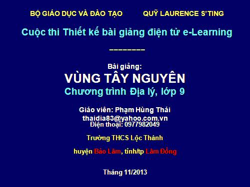 Bài 28. Vùng Tây Nguyên