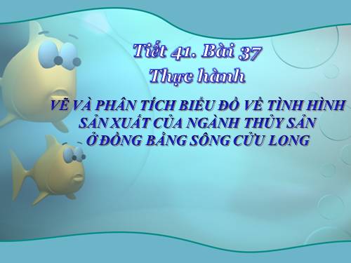 Bài 37. Thực hành: Vẽ và phân tích biểu đồ về tình hình sản xuất của ngành thuỷ sản ở Đồng bằng sông Cửu Long