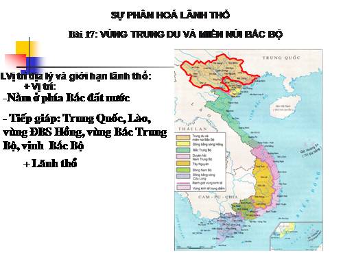 Bài 17. Vùng Trung du và miền núi Bắc Bộ