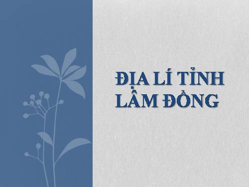 Bài 41. Địa lí tỉnh (thành phổ)