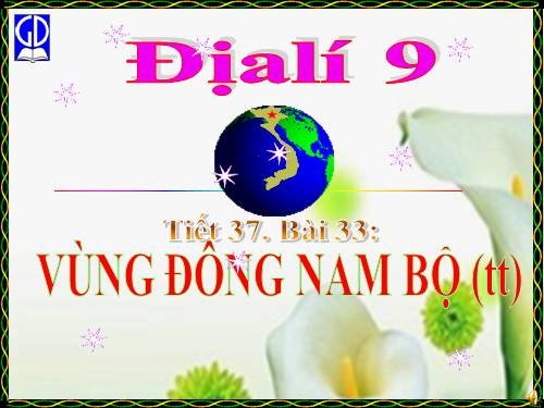 Bài 32. Vùng Đông Nam Bộ (tiếp theo)