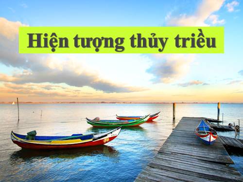 Tìm hiểu về hiện tượng thủy triều