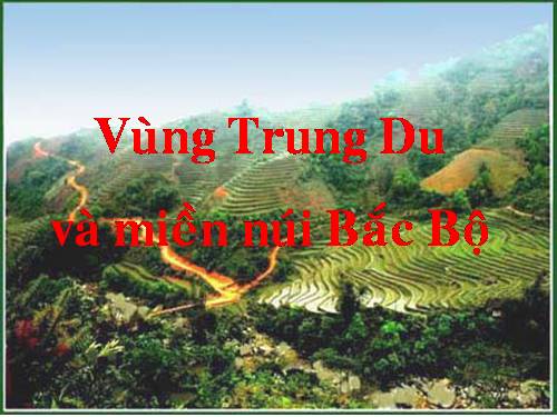 Bài 17. Vùng Trung du và miền núi Bắc Bộ