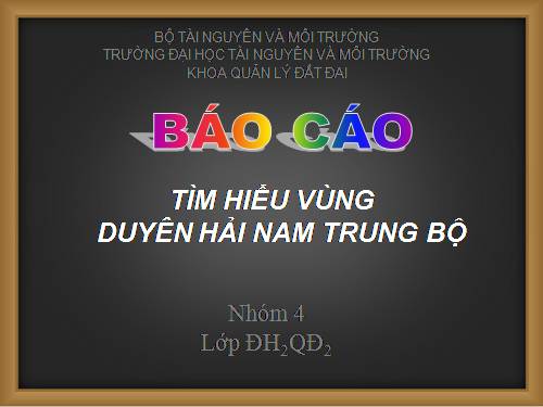 Bài 25. Vùng Duyên hải Nam Trung Bộ