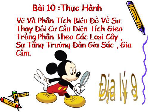 Bài10. Thực hành: Vẽ và phân tích biểu đồ về sự thay đổi cơ cấu diện tích gieo trồng phân theo các loại cây, sự tăng trưởng đàn gia súc, gia cầm