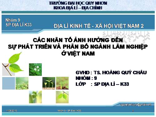 Bài 7. Các nhân tố ảnh hưởng đến sự phát triển và phân bố nông nghiệp