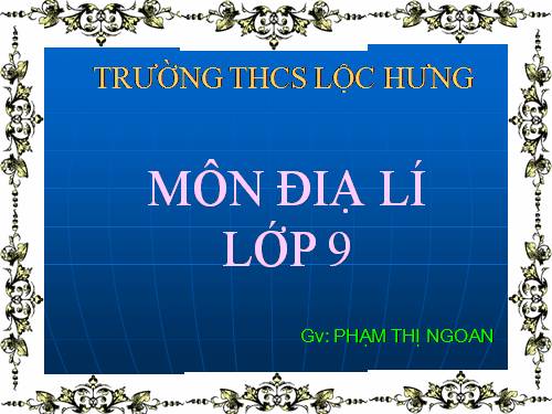 Bài 21. Vùng Đồng bằng sông Hồng (tiếp theo)