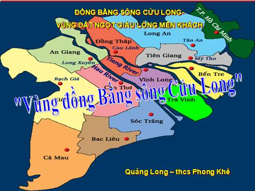 Bài 35. Vùng Đồng bằng sông Cửu Long