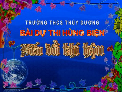 Biến đổi khí hậu