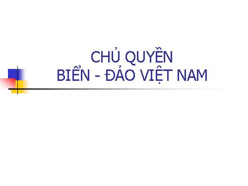 chu quyen bien dao