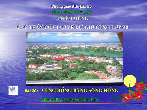 Bài 20. Vùng Đồng bằng sông Hồng