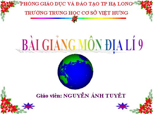 Bài 24. Vùng Bắc Trung Bộ (tiếp theo)