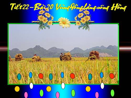 Bài 20. Vùng Đồng bằng sông Hồng