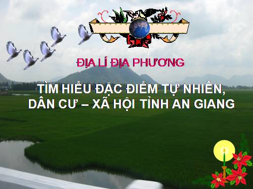 Bài 41. Địa lí tỉnh (thành phổ)