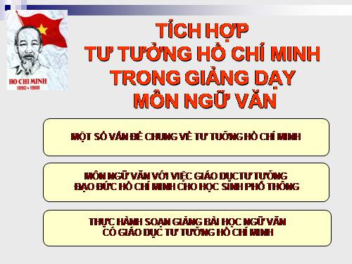 Tich hop tu tuong Ho Chi Minh trong giang day mon Ngu van