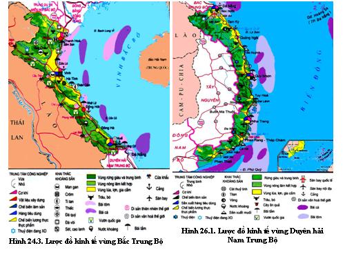 Bài 27. Thực hành: Kinh tế biển của Bắc Trung Bộ và Duyên Hải Nam Trung Bộ