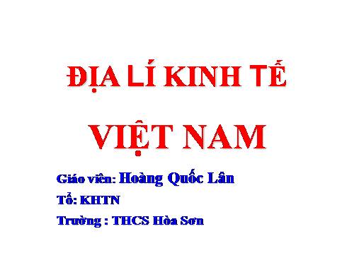 Bài 6. Sự phát triển nền kinh tế Việt Nam