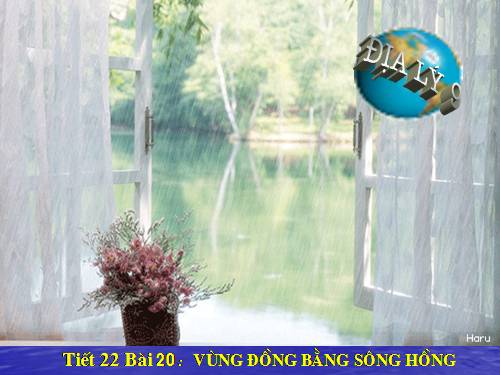 Bài 20. Vùng Đồng bằng sông Hồng