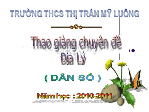 Bài 2. Dân số và gia tăng dân số