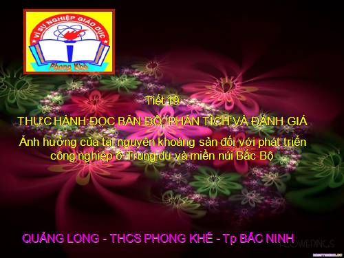 Bài 19. Thực hành: Đọc bản đồ, phân tích và đánh giá ảnh hưởng của tài nguyên khoáng sản đối với phát triển công nghiệp ở Trung du và miền núi Bắc Bộ