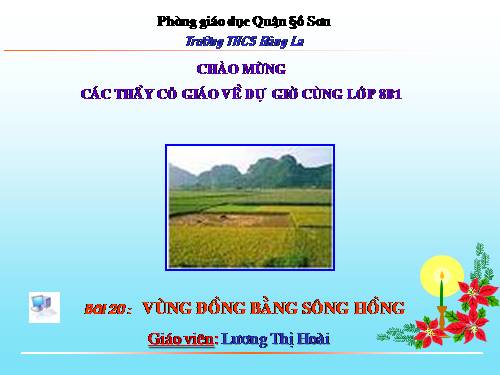 Bài 20. Vùng Đồng bằng sông Hồng